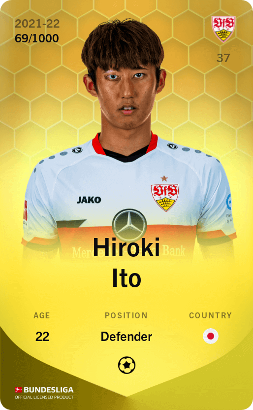 Hiroki Ito 2021-22 • Limited 69/1000