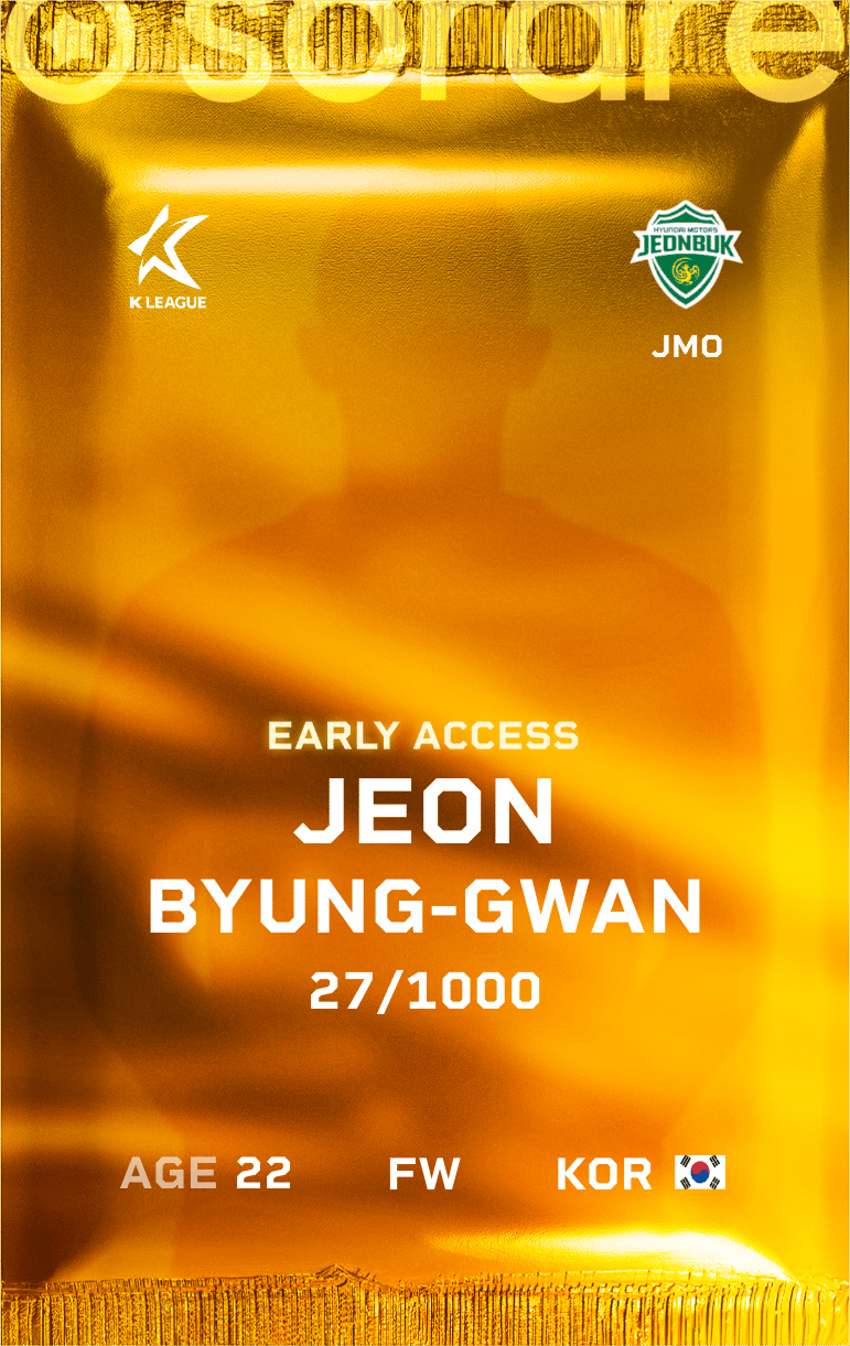 Jeon Byung-Kwan 2025-26 • Limited 27/1000