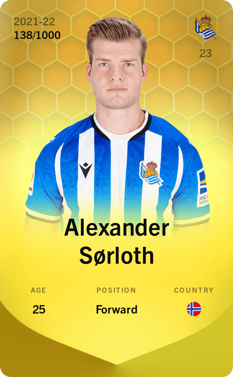 Alexander Sørloth 2021-22 • Limited 138/1000