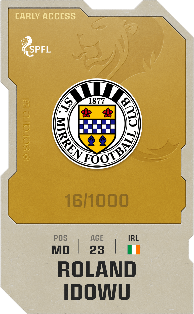 Roland Idowu 2025-26 • Limited 16/1000