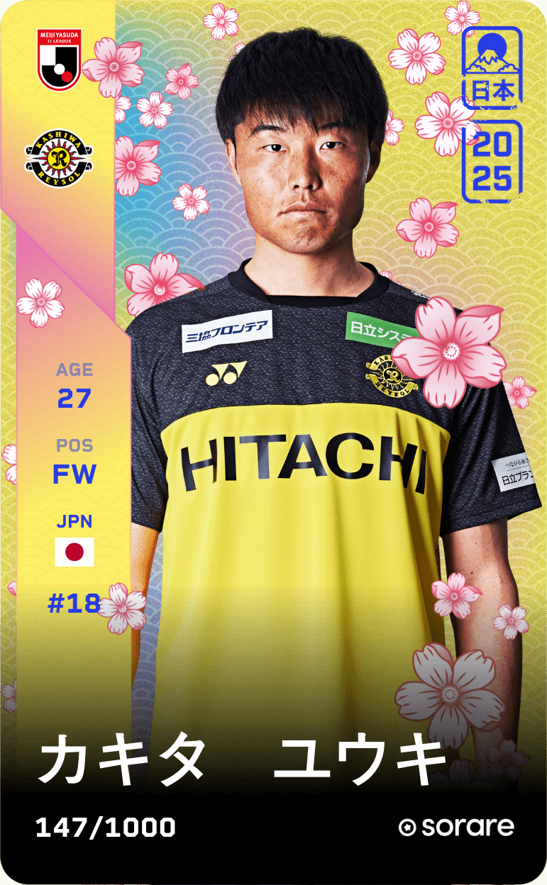 Yuki Kakita 2025-26 • Limited 147/1000