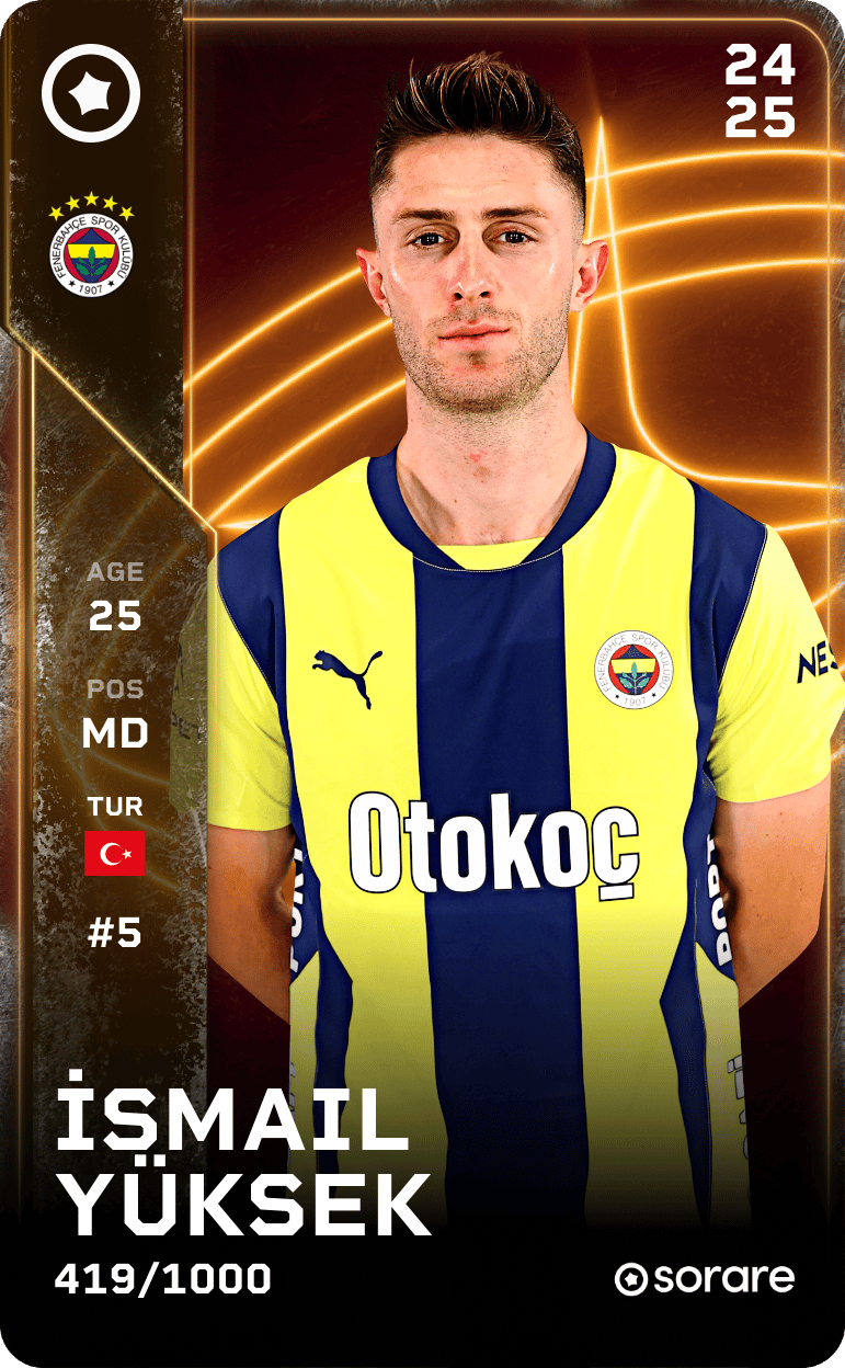 İsmail Yüksek 2024-25 • Limited 419/1000