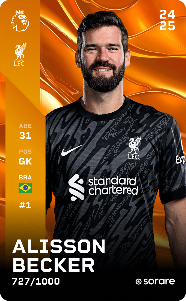 Alisson Becker 2024-25 • Limited 727/1000