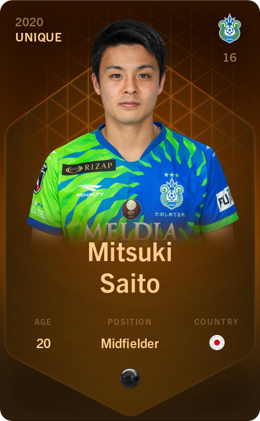 Sorare - Sorare Official - Mitsuki Saito 2020-21 • Unique - NFT # 113094266924317263778679898956156776969662728906675052518183857303437534434935