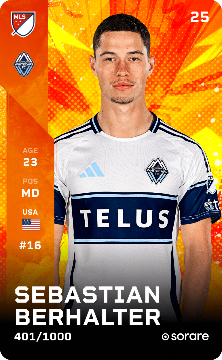 Sebastian Berhalter 2025-26 • Limited 401/1000