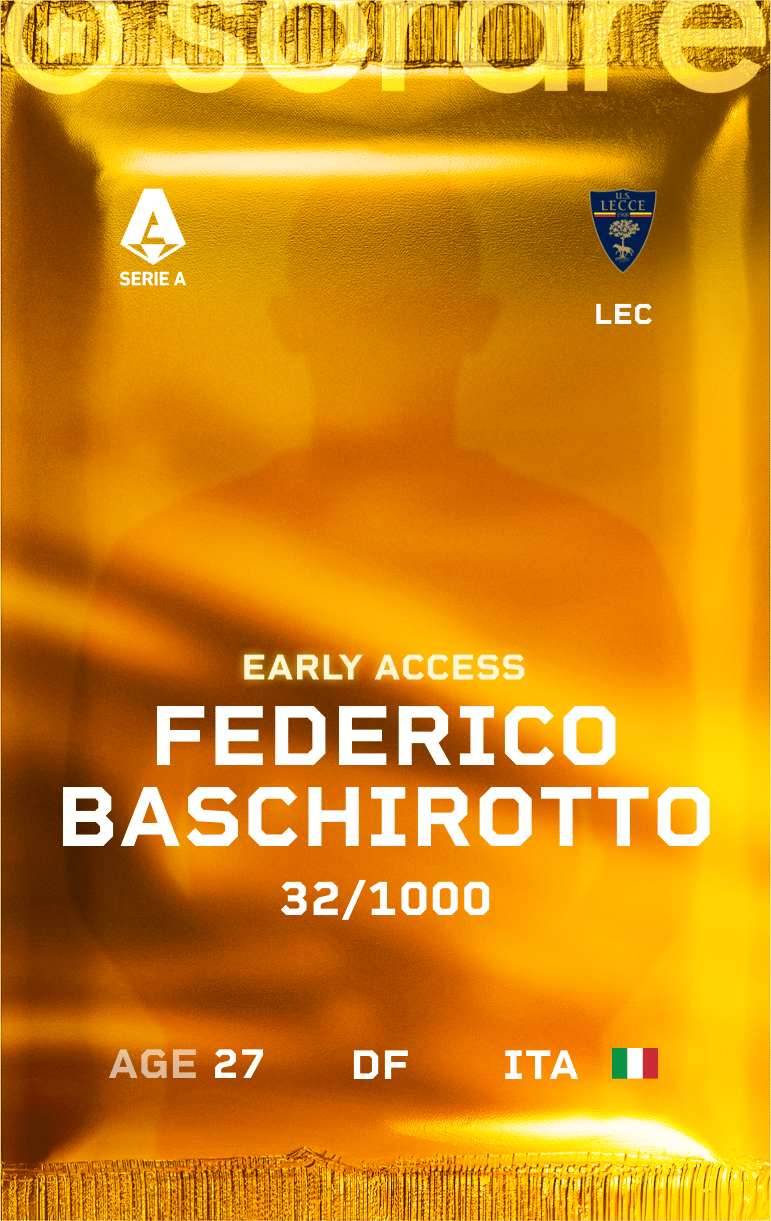 Federico Baschirotto 2024-25 • Limited 32/1000