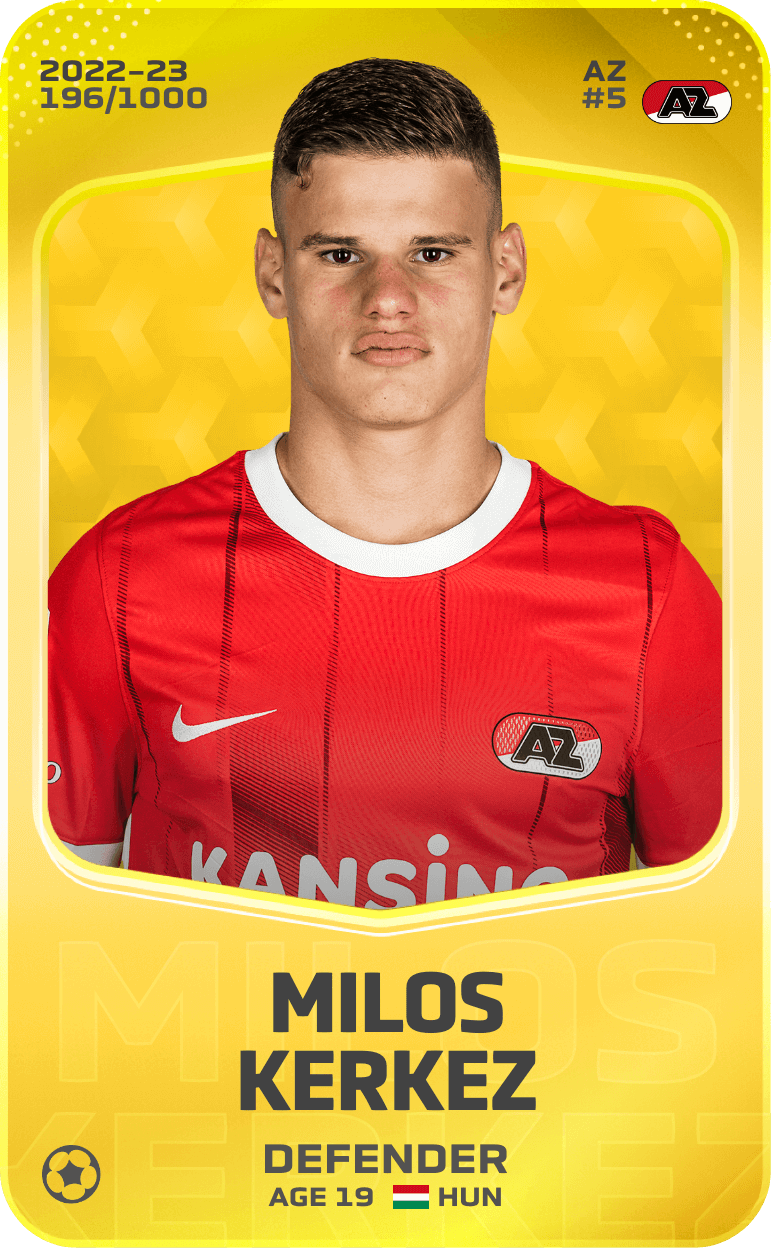 Milos Kerkez 2022-23 • Limited 196/1000