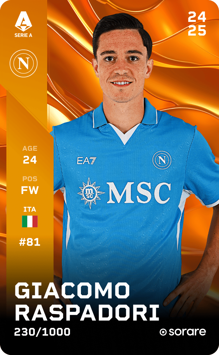 Giacomo Raspadori 2024-25 • Limited 230/1000