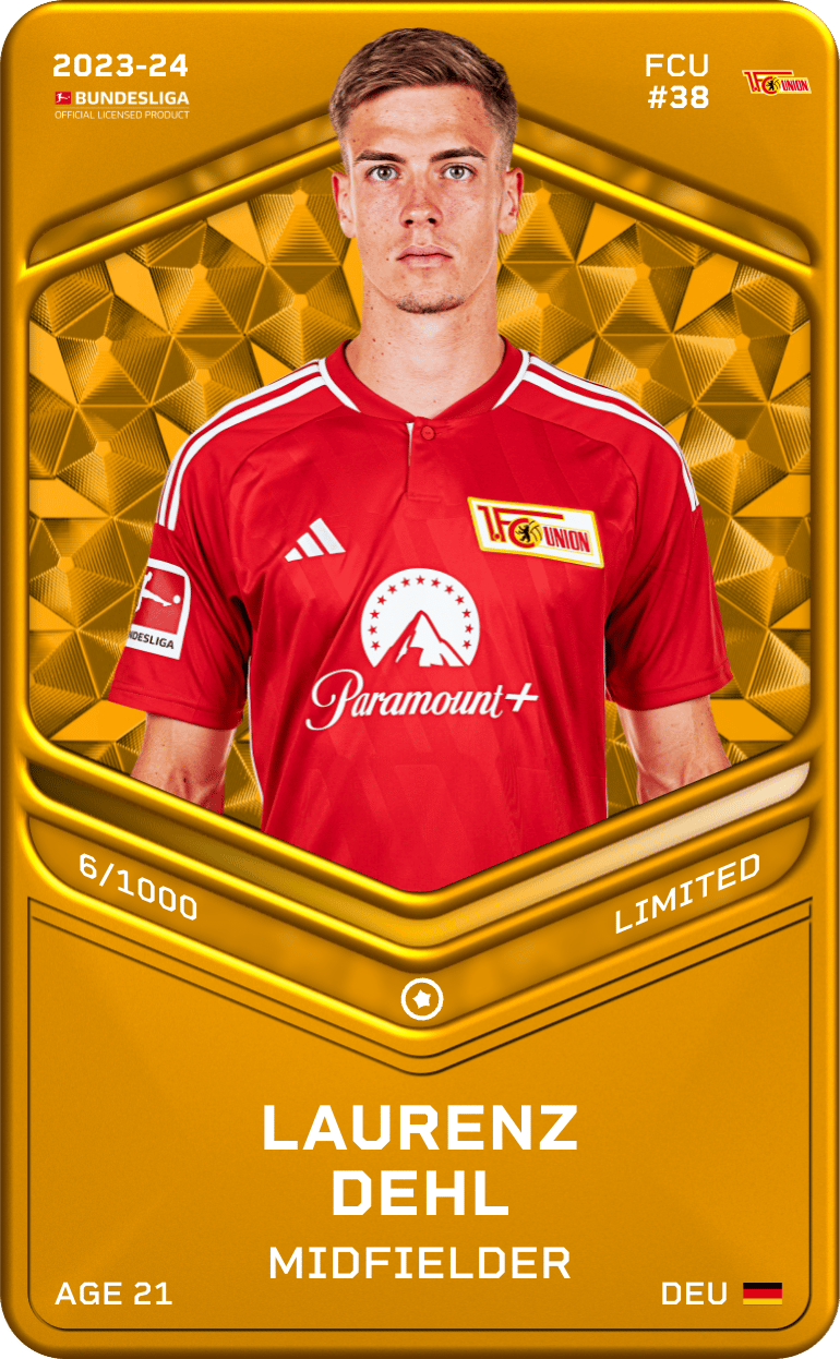 Laurenz Dehl 2023-24 • Limited 6/1000