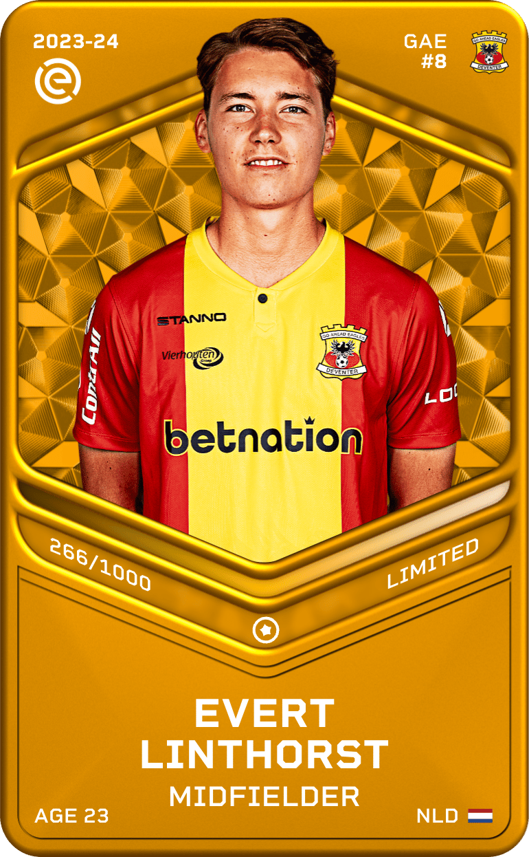 Evert Linthorst 2023-24 • Limited 266/1000