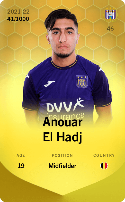 Anouar El Hadj 2021-22 • Limited 41/1000