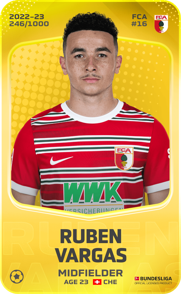 Ruben Vargas 2022-23 • Limited 246/1000