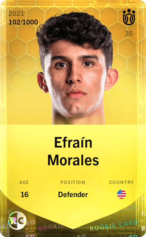 Efraín Morales 2021-22 • Limited 102/1000