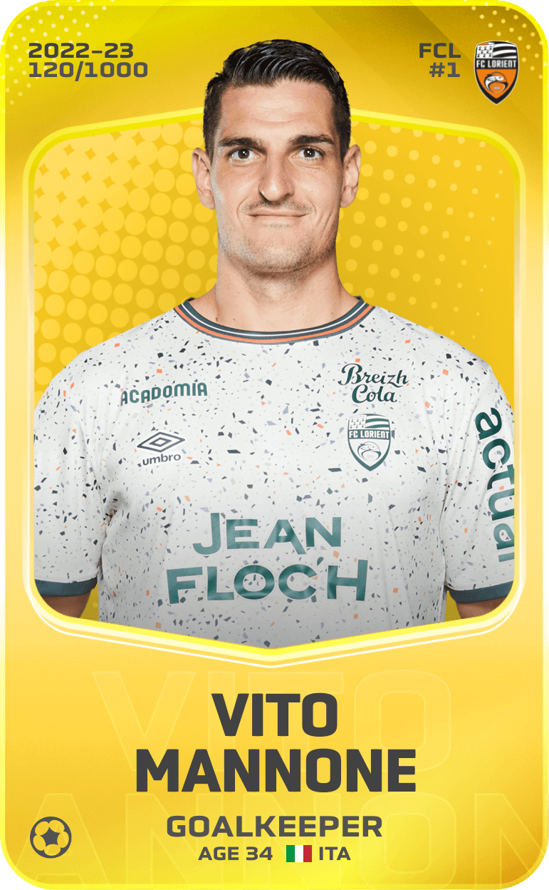 Vito Mannone 2022-23 • Limited 120/1000