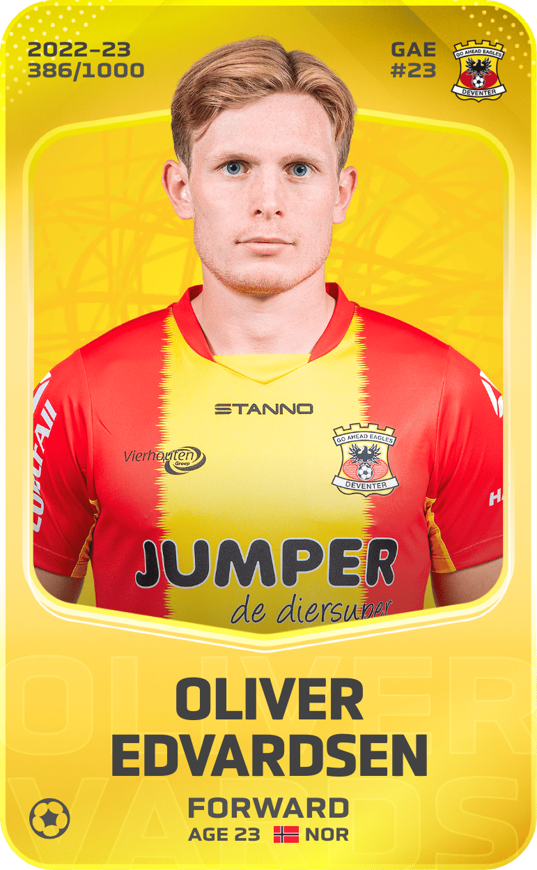 Oliver Edvardsen 2022-23 • Limited 386/1000
