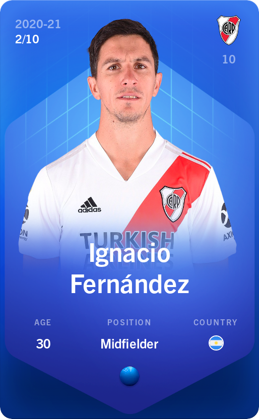 Sorare - Sorare Official - Ignacio Fernández 2020-21 • Super Rare 2/10 - NFT # 3221768107931345864474764246101344439201014196443500000631360135180018441891