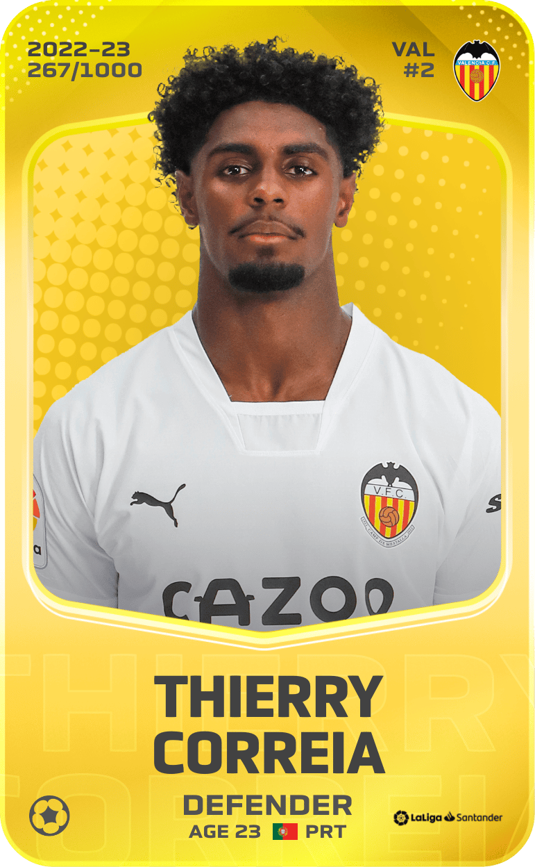 Thierry Correia 2022-23 • Limited 267/1000