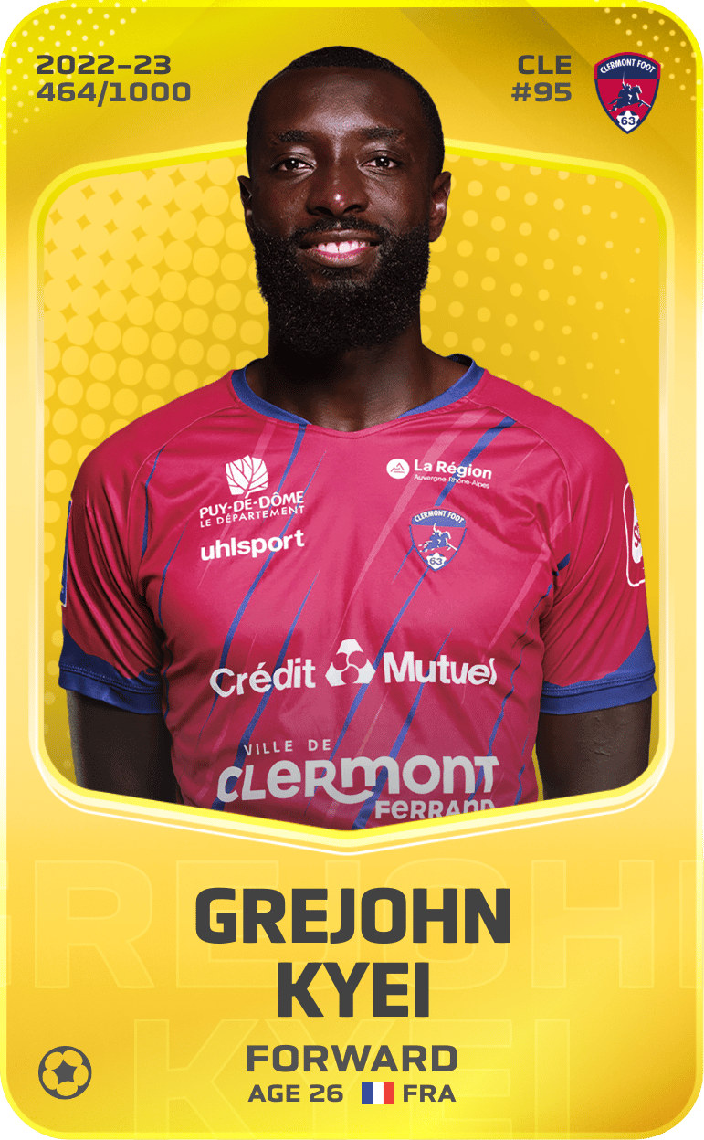 Grejohn Kyei 2022-23 • Limited 464/1000