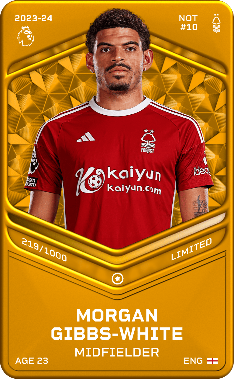Morgan Gibbs-White 2023-24 • Limited 219/1000