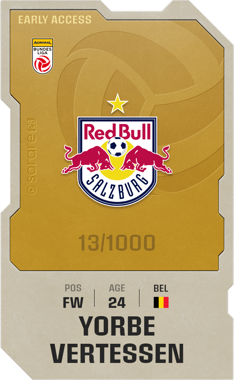 Yorbe Vertessen 2025-26 • Limited 13/1000