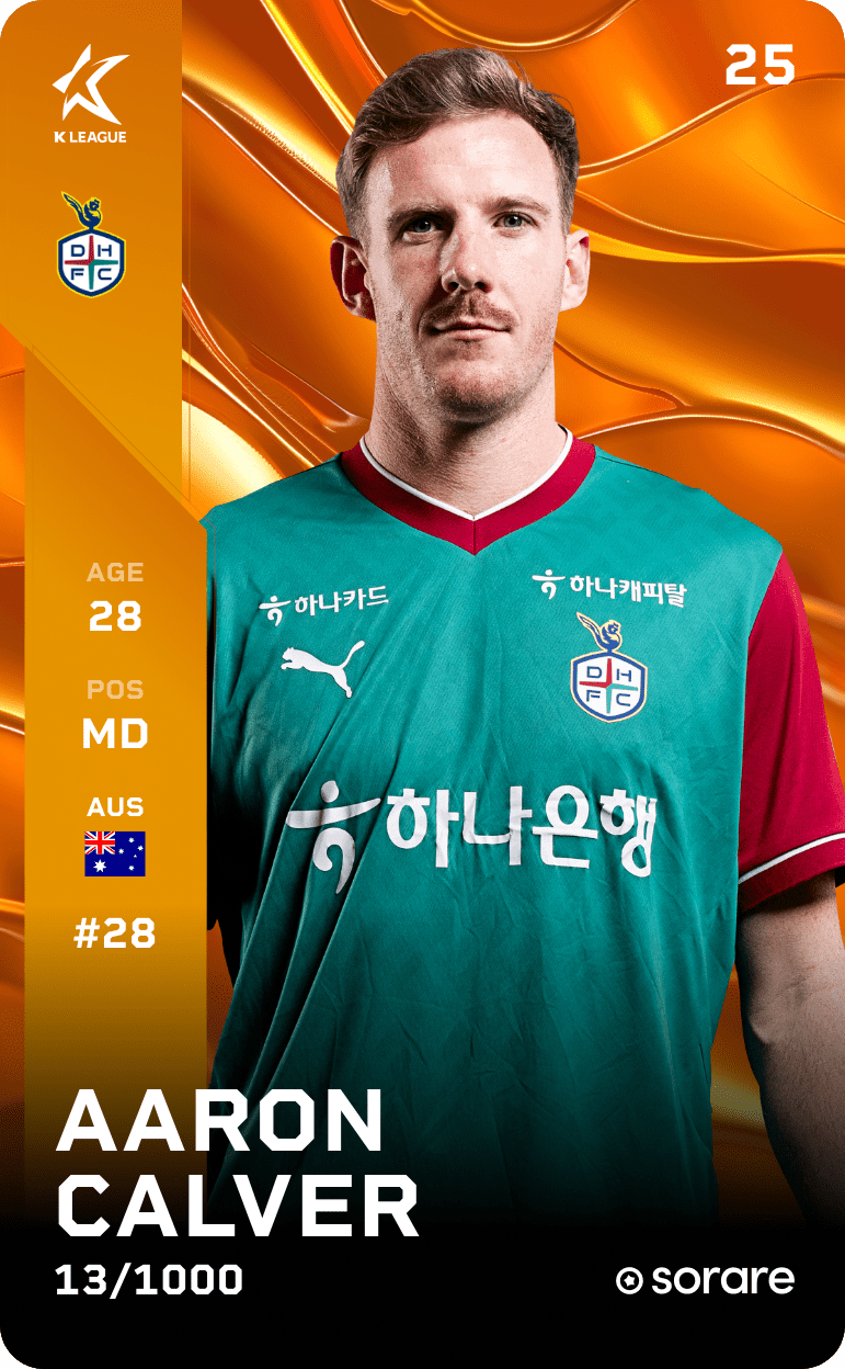 Aaron Calver 2025-26 • Limited 13/1000