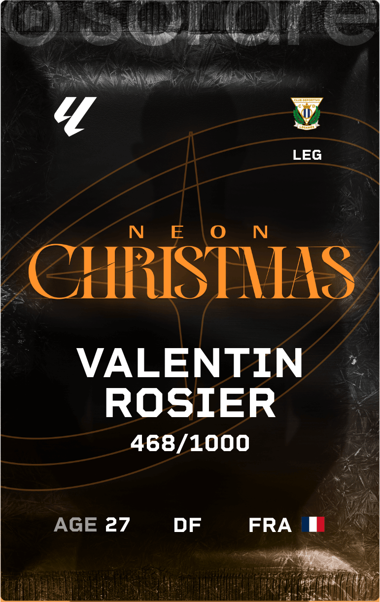 Valentin Rosier 2024-25 • Limited 468/1000