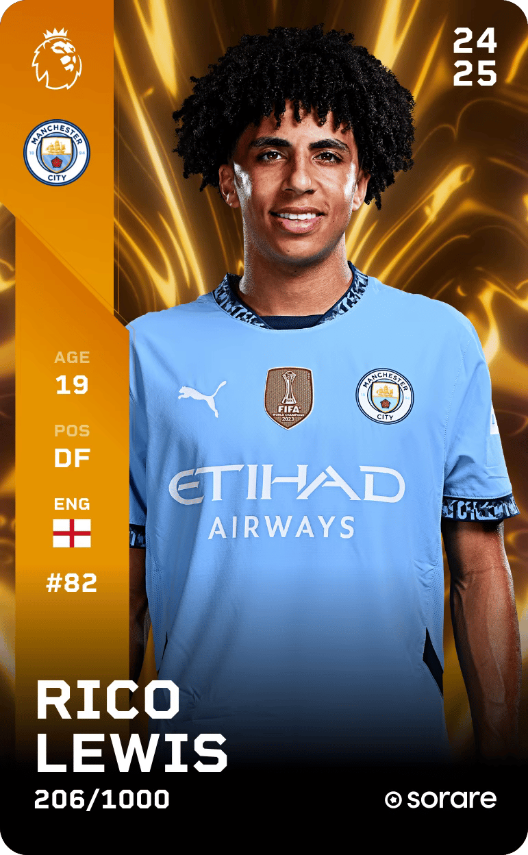 Rico Lewis 2024-25 • Limited 206/1000