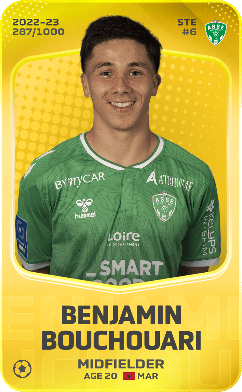 Benjamin Bouchouari 2022-23 • Limited 287/1000