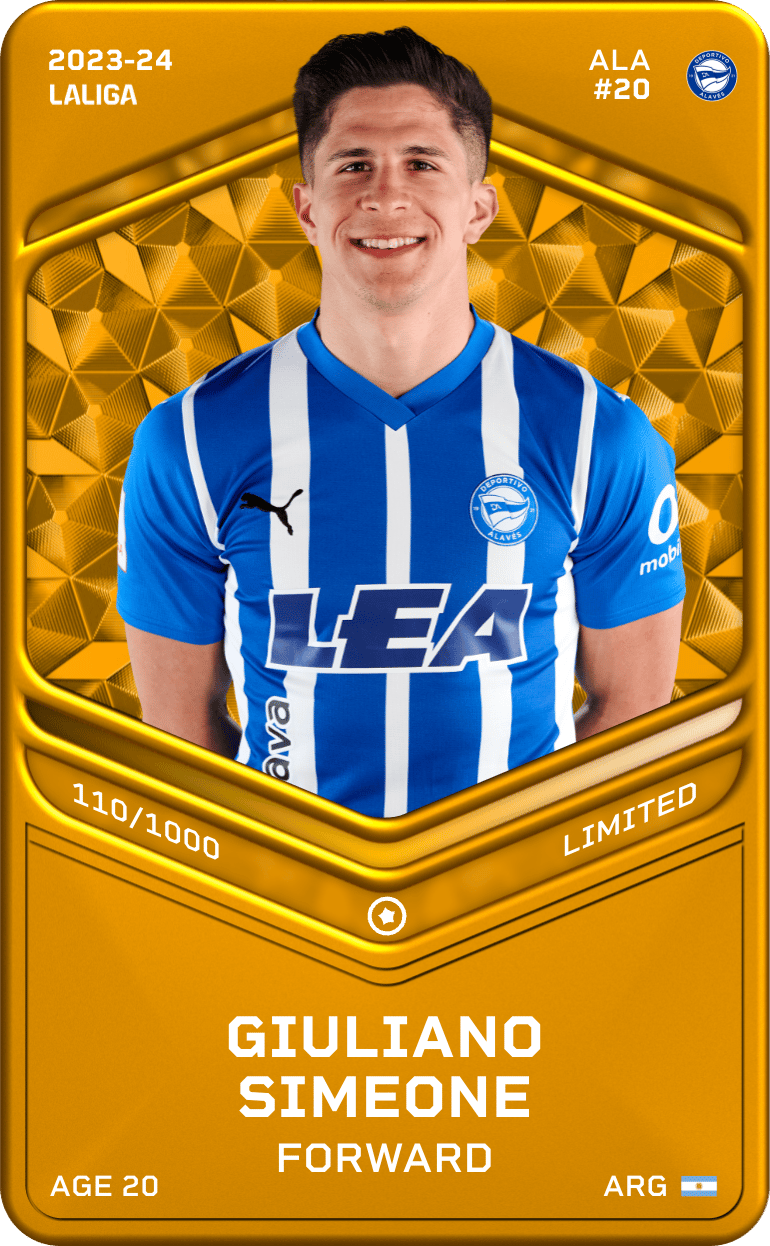 Giuliano Simeone 2023-24 • Limited 110/1000