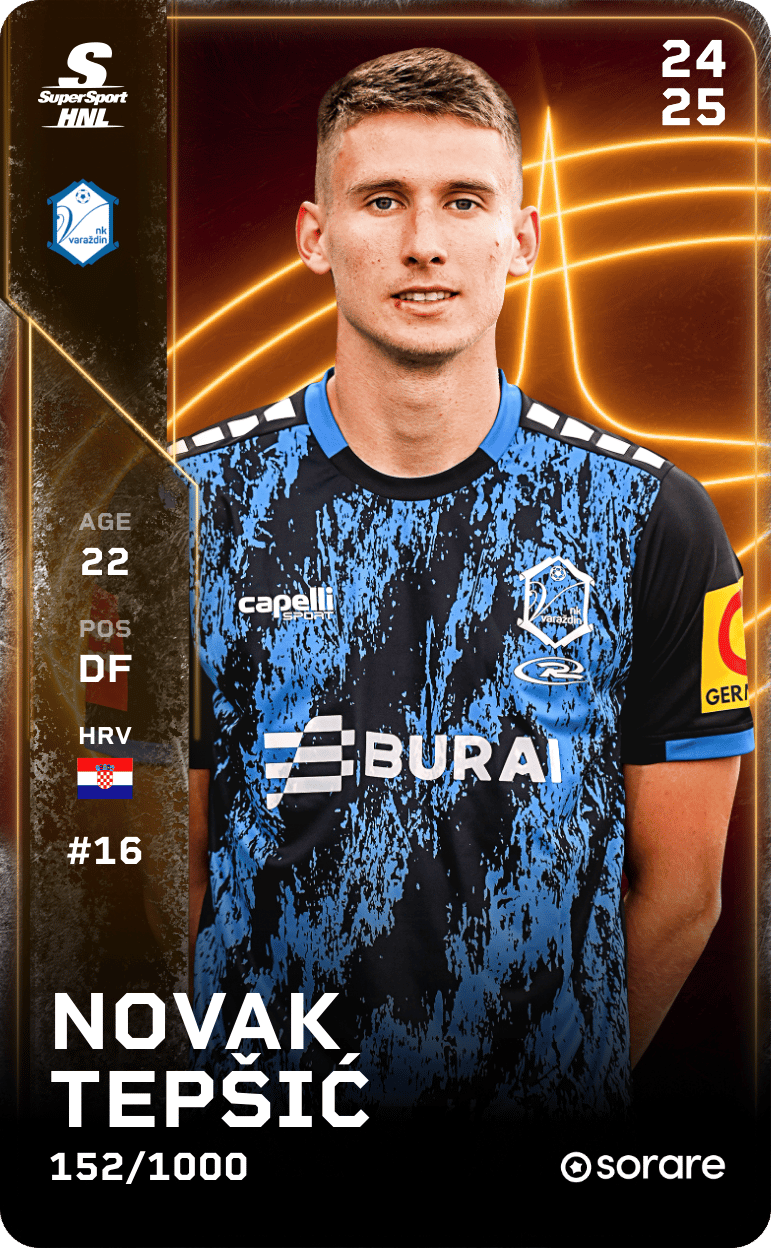 Novak Tepšić 2024-25 • Limited 152/1000