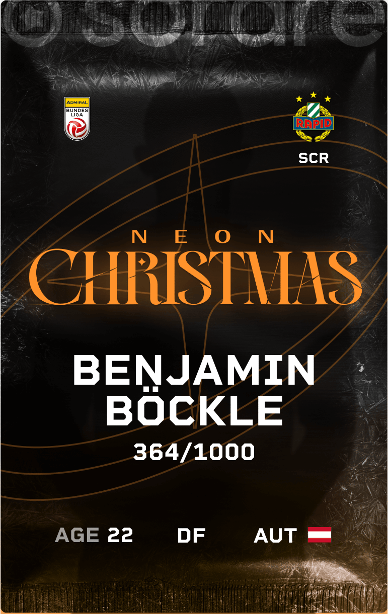 Benjamin Böckle 2024-25 • Limited 364/1000