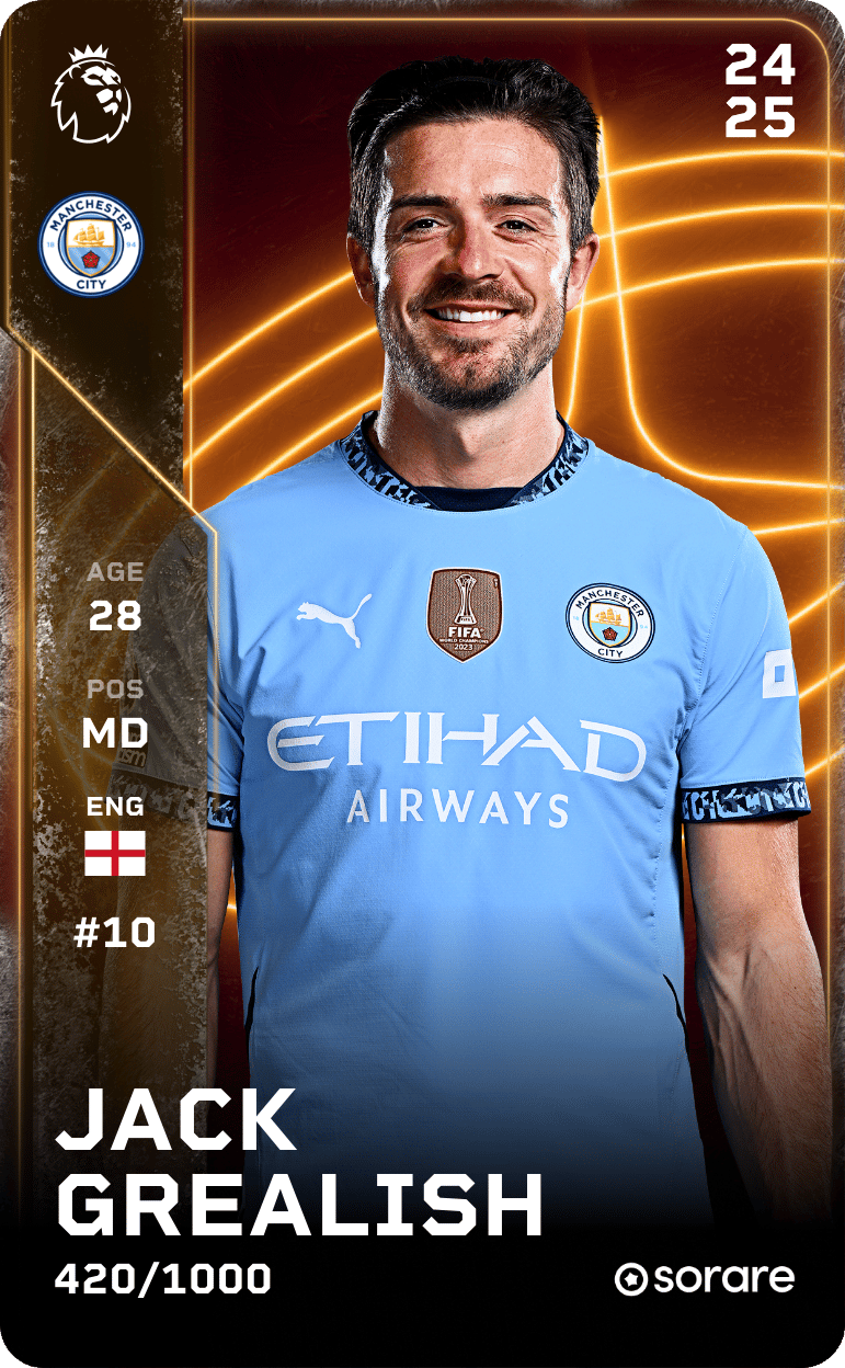 Jack Grealish 2024-25 • Limited 420/1000