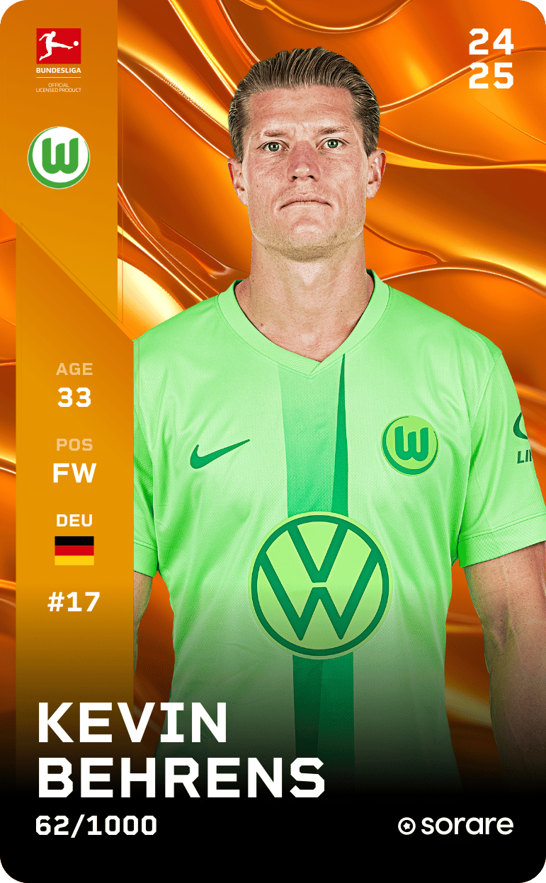 Kevin Behrens 2024-25 • Limited 62/1000