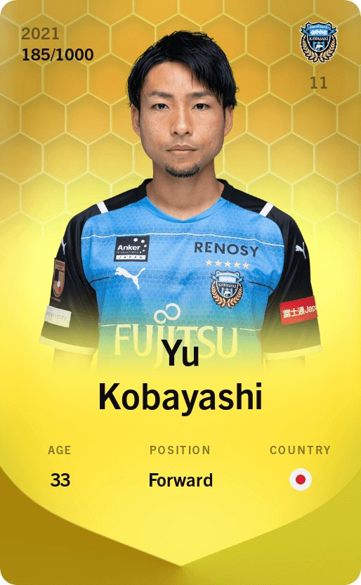 Yu Kobayashi 2021-22 • Limited 185/1000