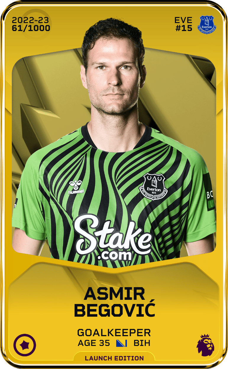 Asmir Begović 2022-23 • Limited 61/1000