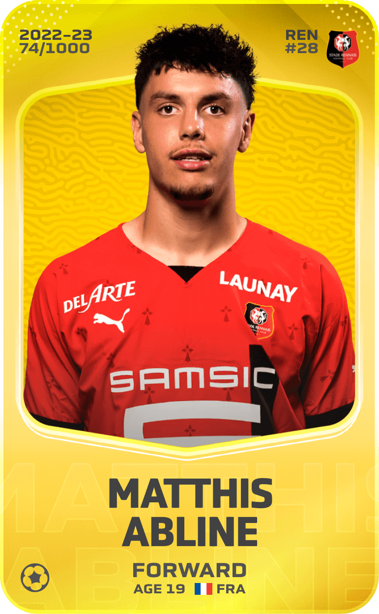 Matthis Abline 2022-23 • Limited 74/1000
