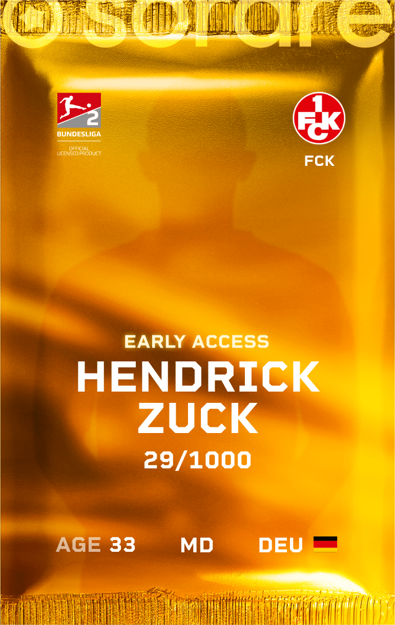 Hendrick Zuck 2024-25 • Limited 29/1000