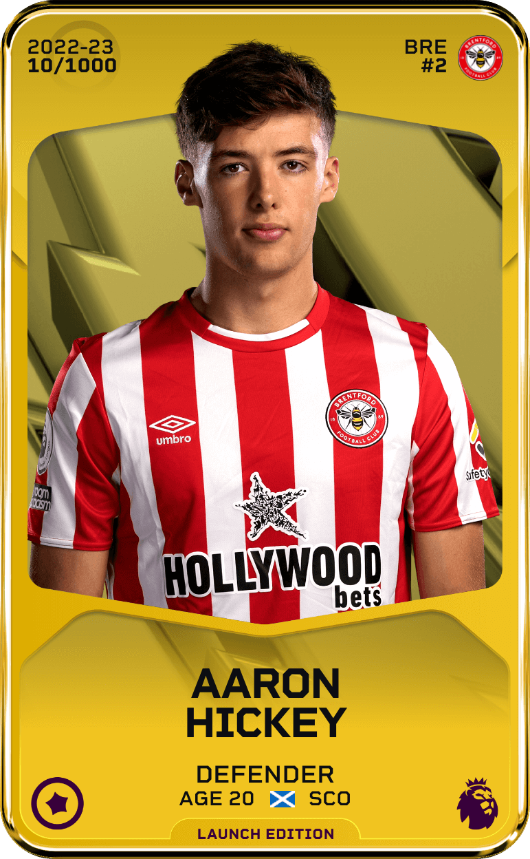 Aaron Hickey 2022-23 • Limited 10/1000