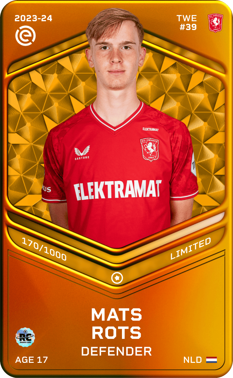 Mats Rots 2023-24 • Limited 170/1000
