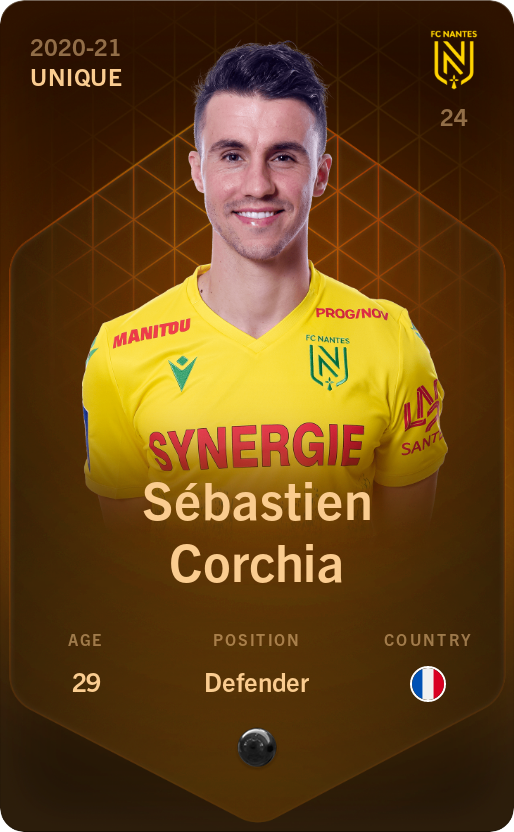 Sorare - Sorare Official - Sébastien Corchia 2020-21 • Unique - NFT # 66696722706906582134914256913897563165811842486759717001019500456939904096422