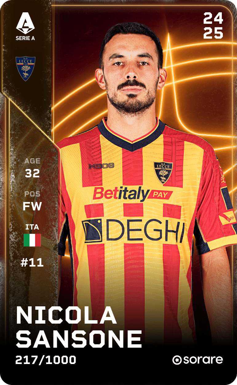 Nicola Sansone 2024-25 • Limited 217/1000