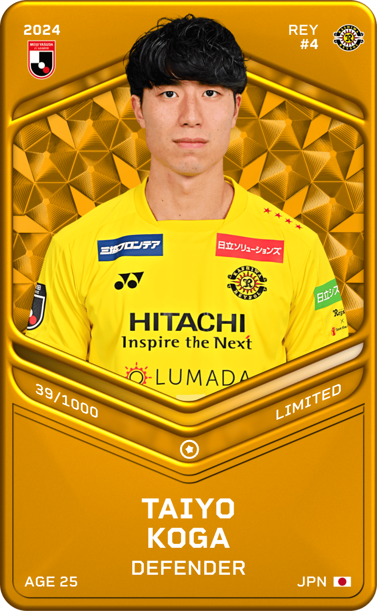 Taiyo Koga 2024-25 • Limited 39/1000