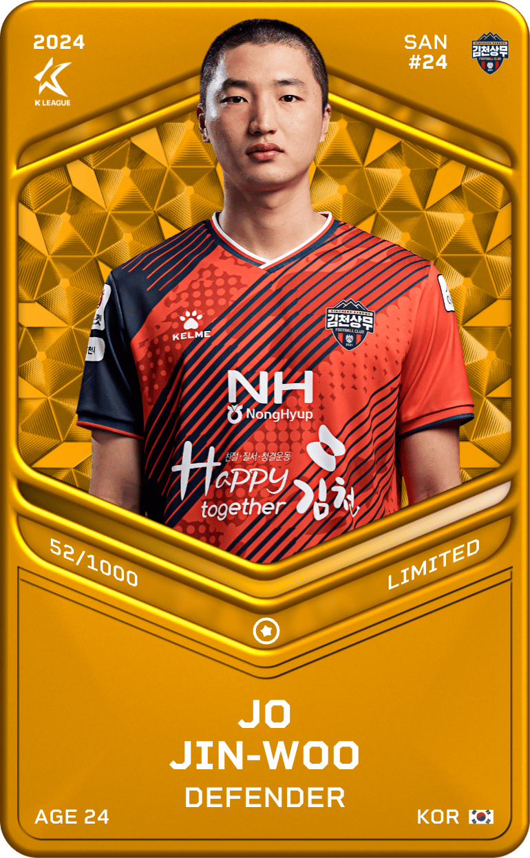 Jo Jin-woo 2024-25 • Limited 52/1000