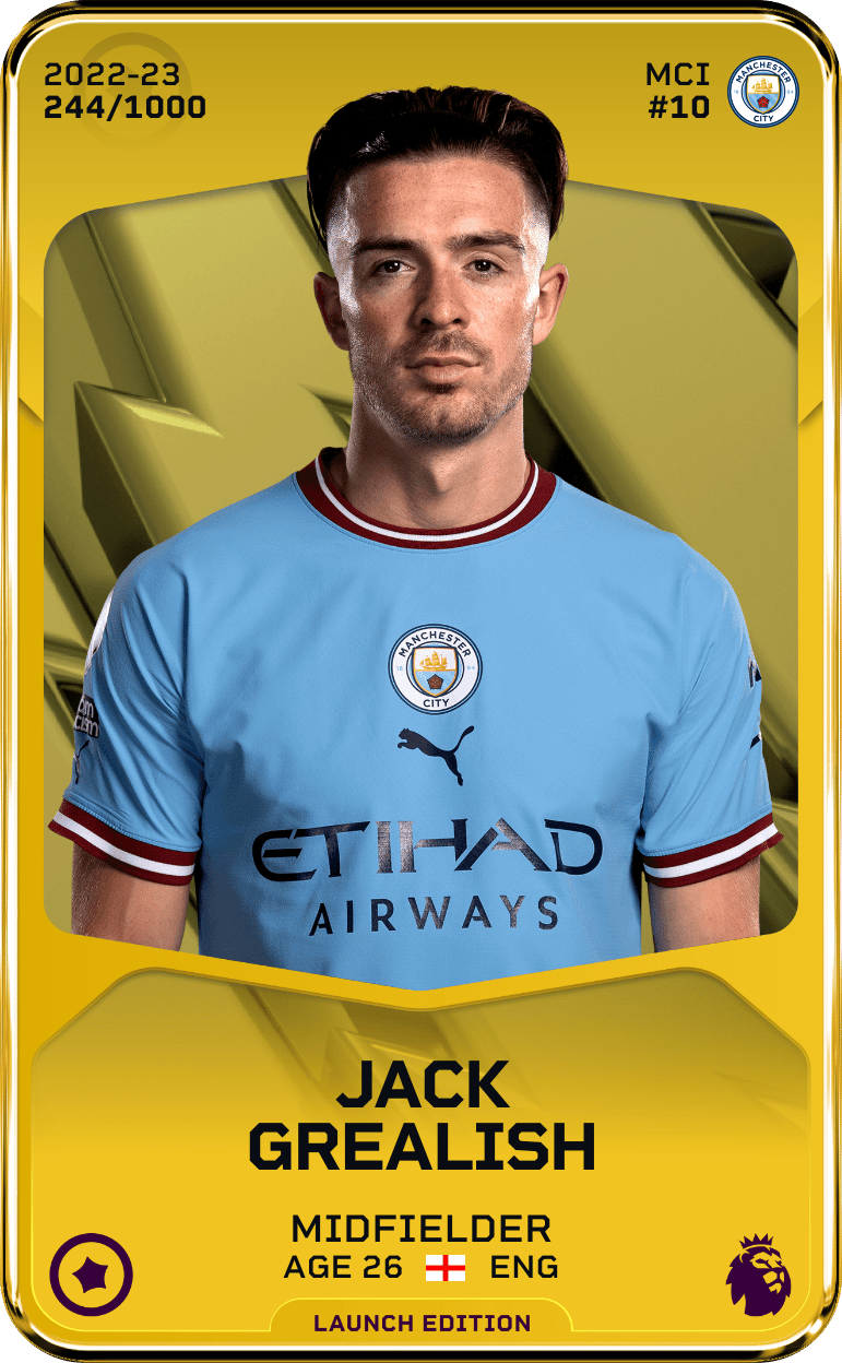 Jack Grealish 2022-23 • Limited 244/1000