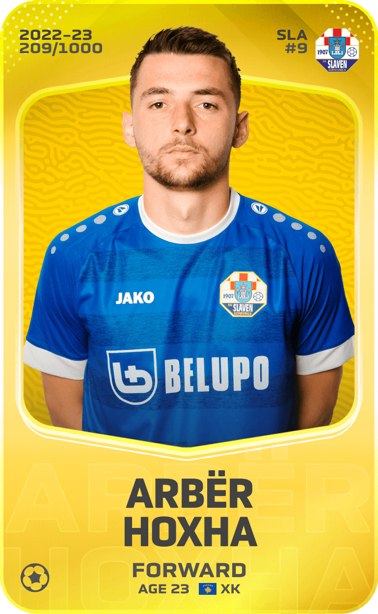 Arbër Hoxha 2022-23 • Limited 209/1000