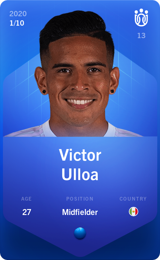 Sorare - Sorare Official - Victor Ulloa 2020-21 • Super Rare 1/10 - NFT # 43490580899918243076346427877002295172445856198710118284599428714735232148548