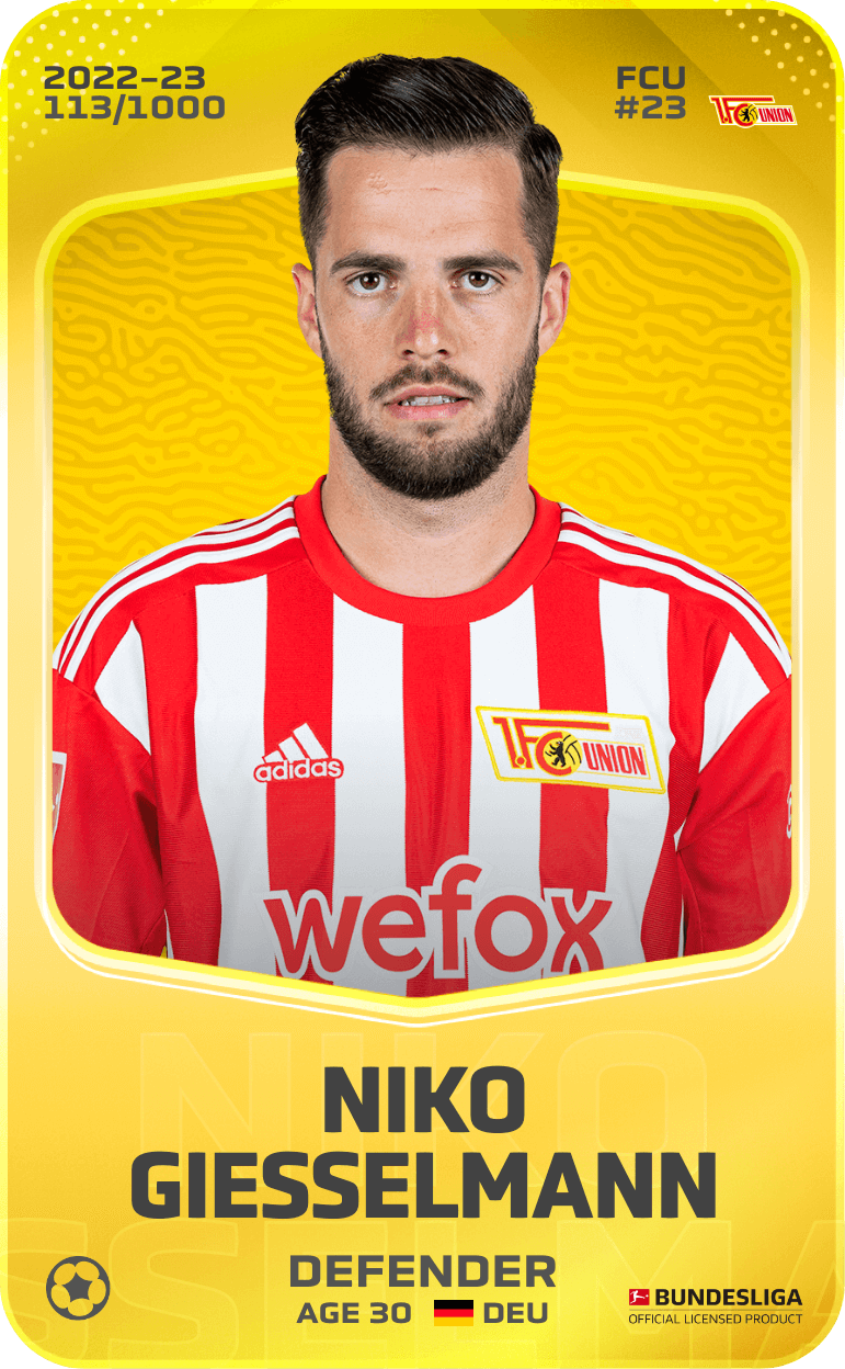 Niko Gießelmann 2022-23 • Limited 113/1000
