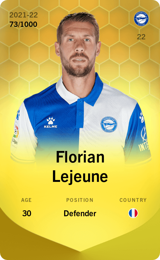 Florian Lejeune 2021-22 • Limited 73/1000