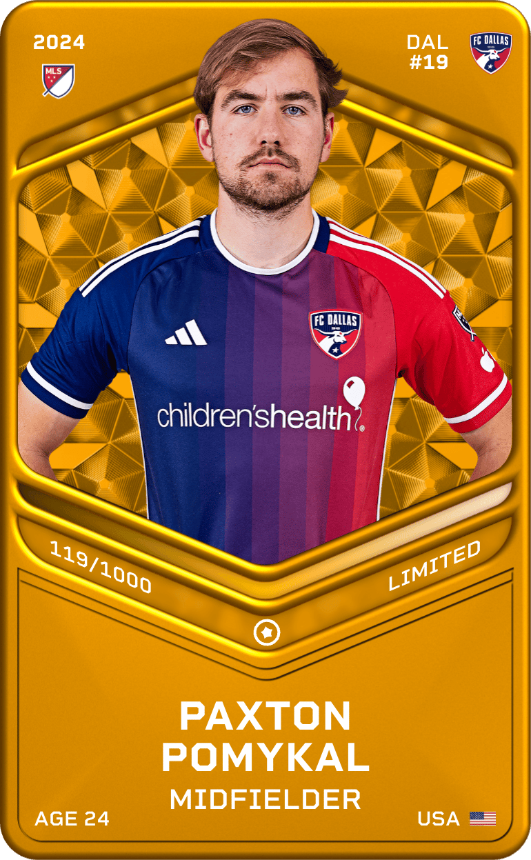 Paxton Pomykal 2024-25 • Limited 119/1000