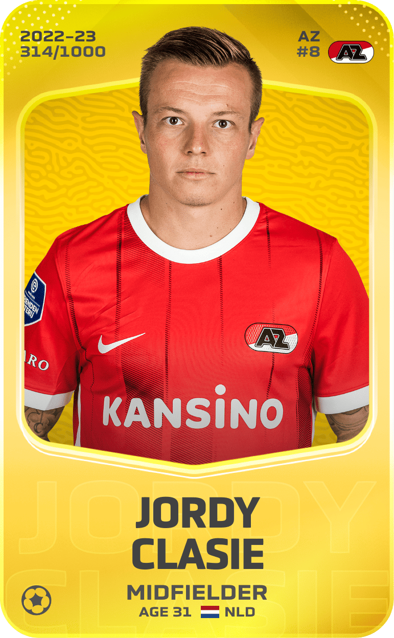 Jordy Clasie 2022-23 • Limited 314/1000